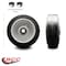 Service Caster SCC - 6" Rubber on Aluminum Wheel Only w/Ball Bearing-1/2" Bore-550 lbs Capacity SCC-RAB620 - alternate 1